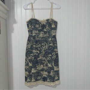 Nanette Lepore denim toile size 6 dress